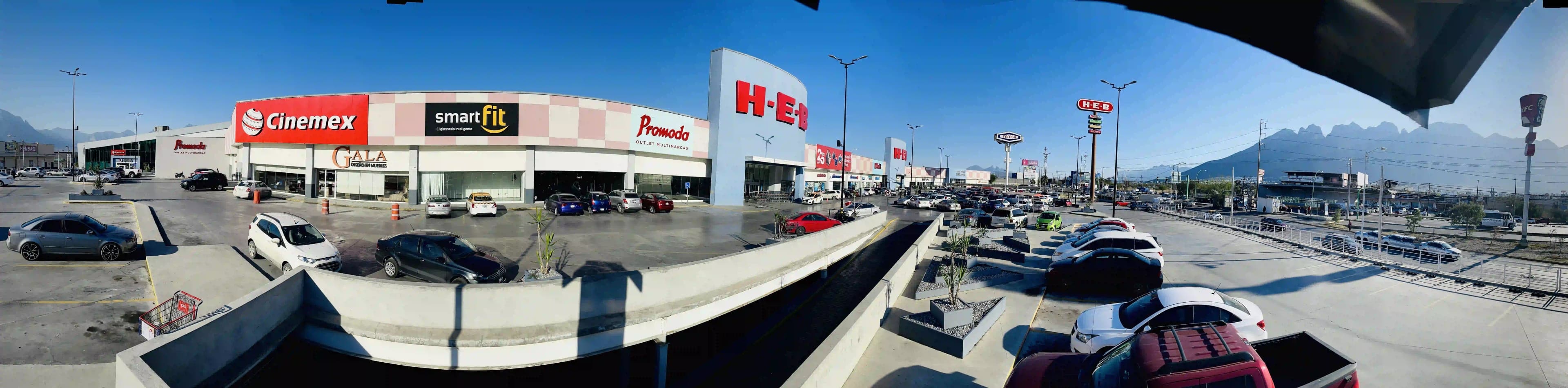 Estacionamiento desde arriba